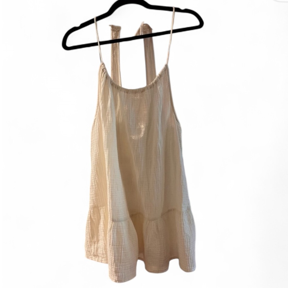 Xhilaration Ivory Sleeveless Top